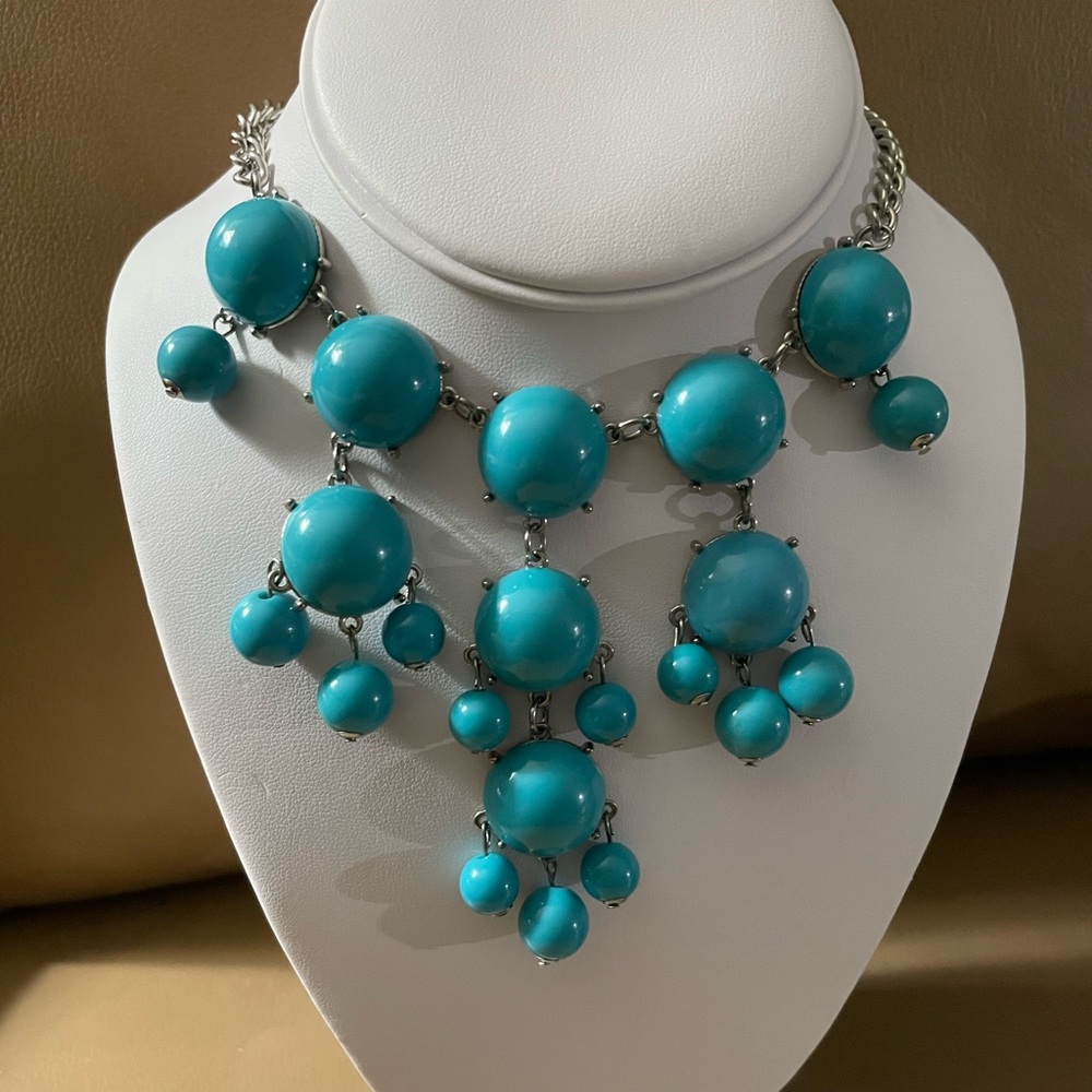 Turquoise Color Drop Necklace